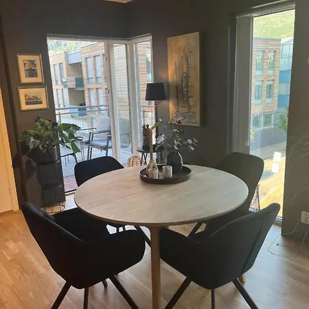 아파트 Modern - Amazing Terrace And Fjord View, Close To Center