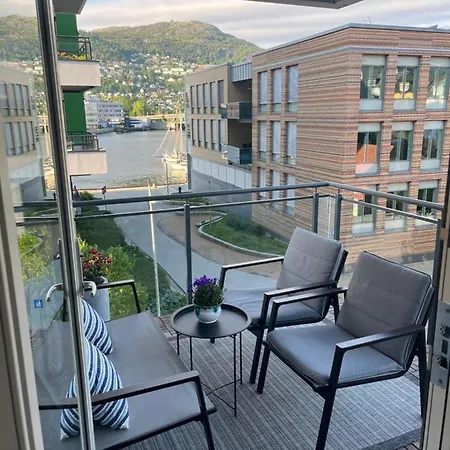 Modern - Amazing Terrace And Fjord View, Close To Center Bergen