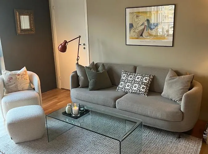 Modern - Amazing Terrace And Fjord View, Close To Center Apartament