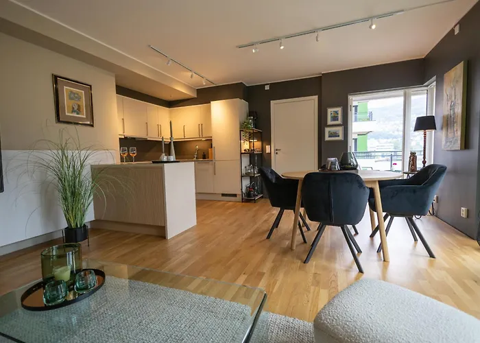 Apartment Modern - Amazing Terrace And Fjord View, Close To Center